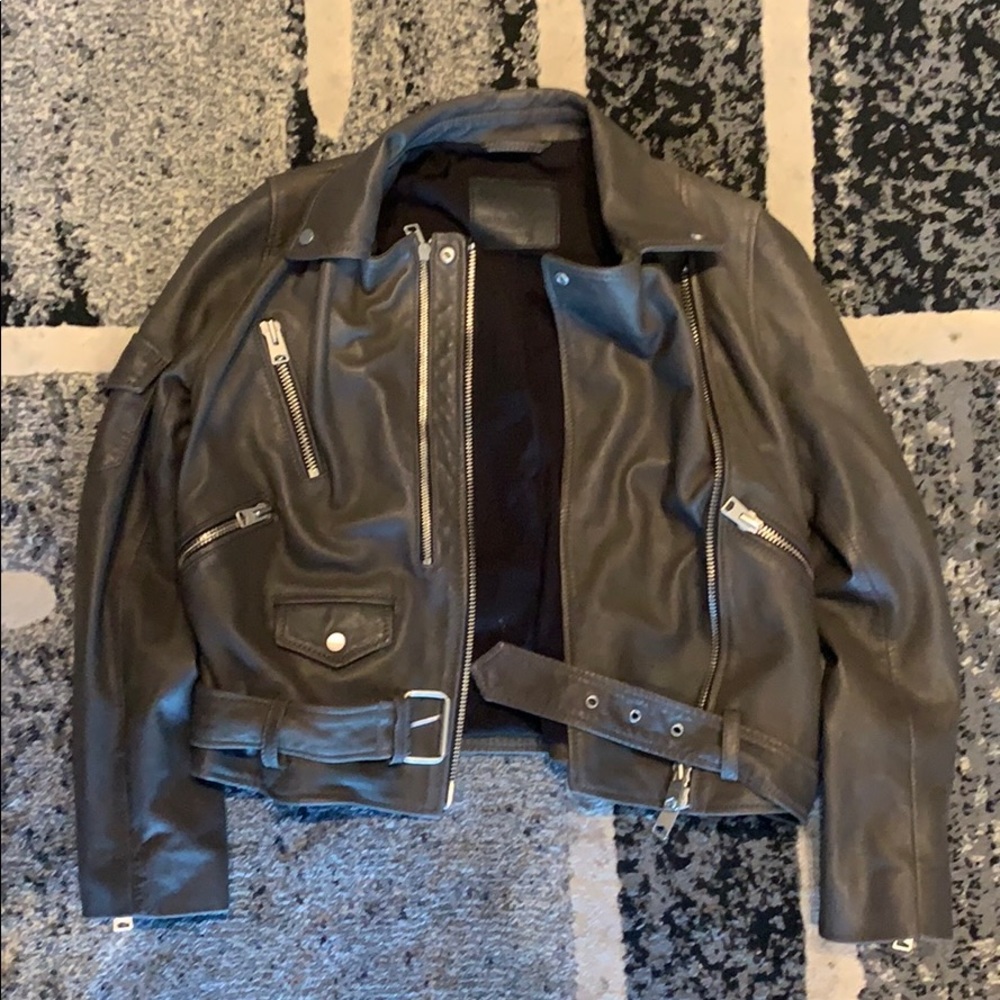 AllSaints Balfern Leather Biker Jacket